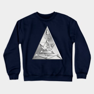 Illuminati all seeing eye Metal Crewneck Sweatshirt